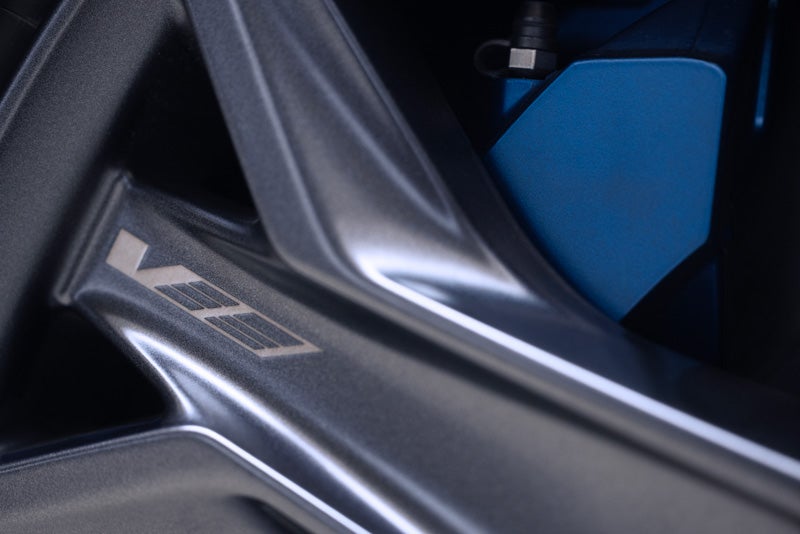 Close-up of the 2026 OPTIQ-V Brembo Performance Front Brakes | Valenti Cadillac in Hartford CT